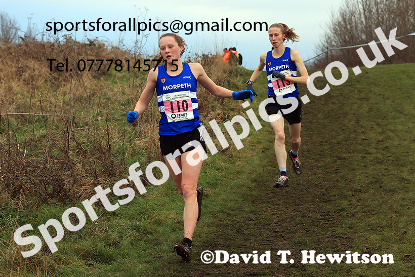 Senior womens 2024 NECAA Cross Country Champs., Temple Park, South Shields. Photo: David T. Hewitson/Sports for All Pics